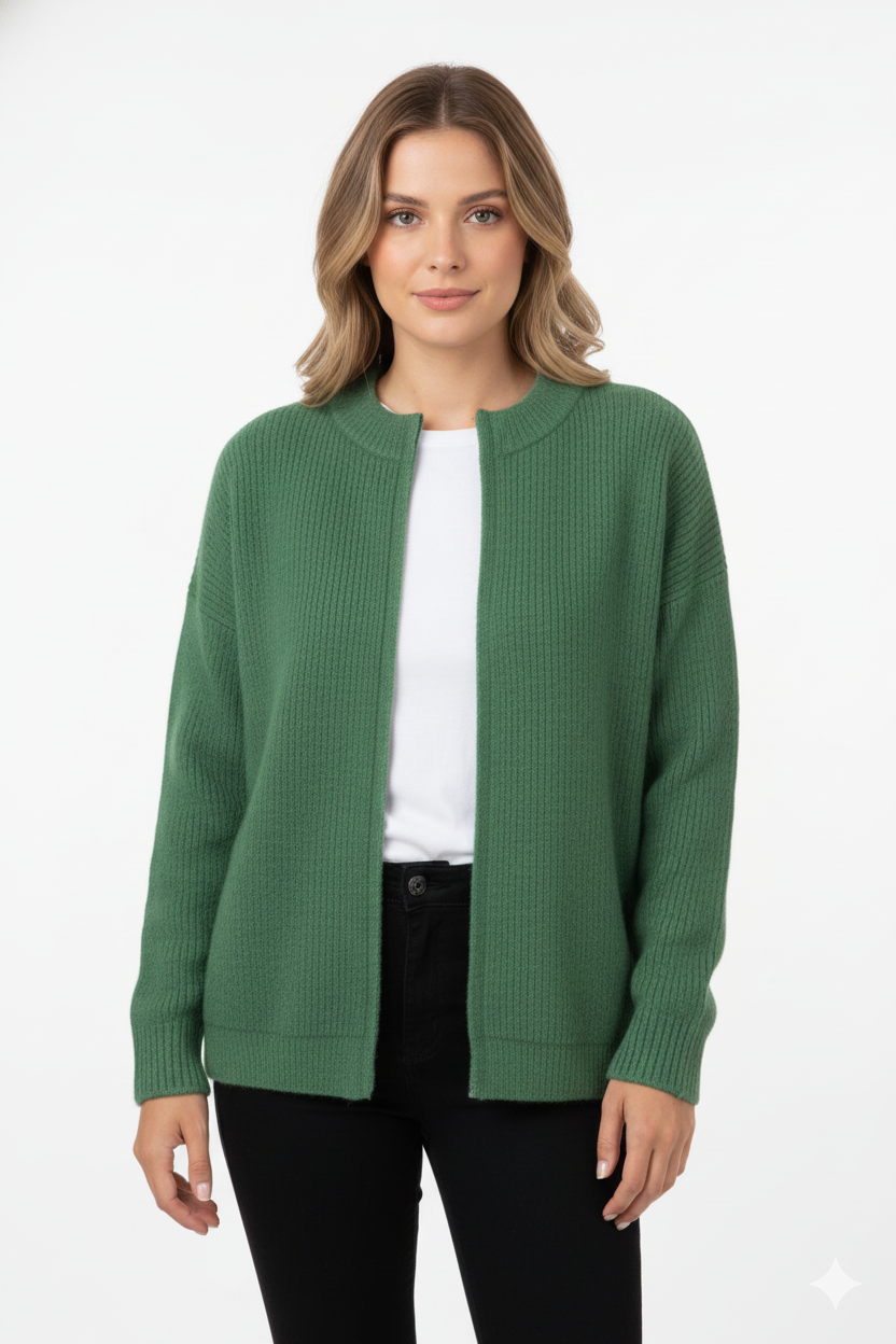 Chaleco Layla para Mujer – Chaqueta con Cremallera Suave con Corte Cómodo y Estilo Versátil