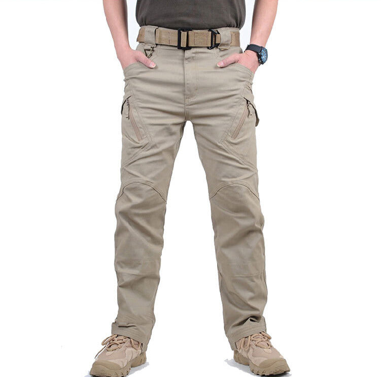 Calças Impermeáveis para Exterior para Homem Dylan – Calças de Caminhada Duráveis com Joelheiras Elásticas e Múltiplos Bolsos