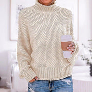 Elani Dámský Rolák Oversize – Měkký a Elegantní Svetr s Roztomilým a Pohodlným Stylem