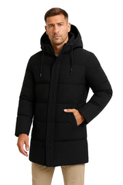 Kalil Herren Winterjacke Wasserdicht – Gepolsterte Warme Steppjacke Bequemer Schnitt