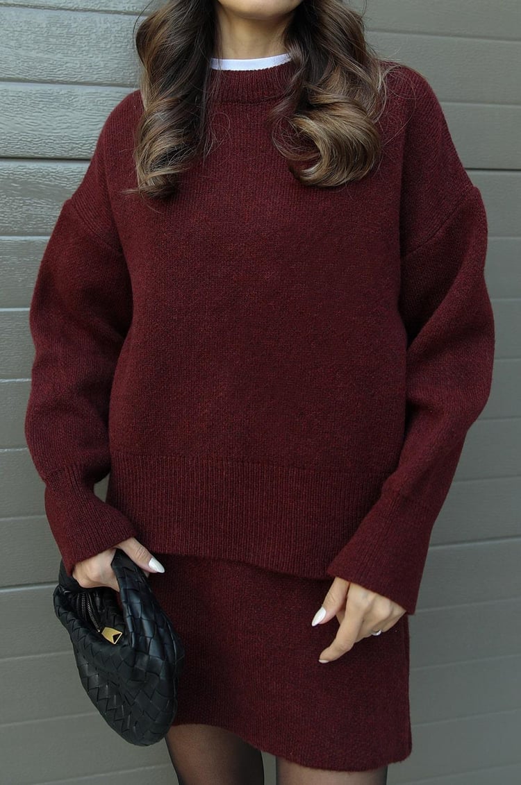 Lucie Dámsky Set – Jemný Jesenný Set z Pohodlnej a Elegantnej Vlny
