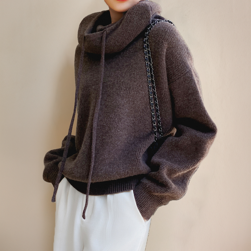 Isabelle damepullover i merinould med rullekrave – elegant, let og varm pullover i tidløst design