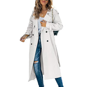 Brielle Trench Lang Kvinde – Elegant, Let & Ideel til Forår og Efterår