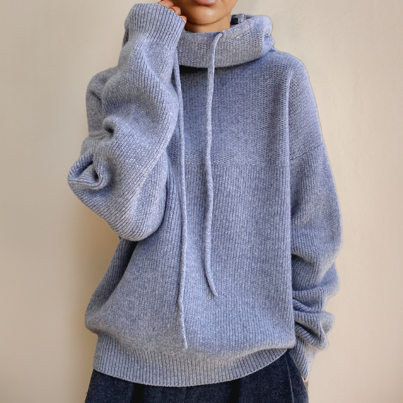 Isabelle damepullover i merinould med rullekrave – elegant, let og varm pullover i tidløst design