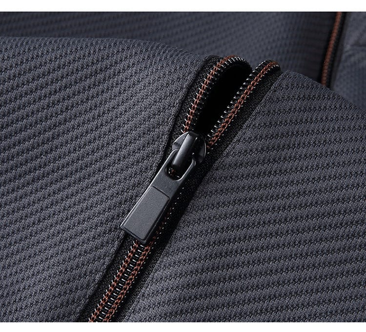 Fato de Treino Reynold Homem Elegante – Conjunto Premium com Fecho de Zíper com Calças Ajustadas & Tecido Respirável