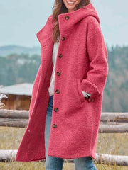 Audrey Women's Soft Wool Coat – Elegant, Warm & Versatile for Winter
