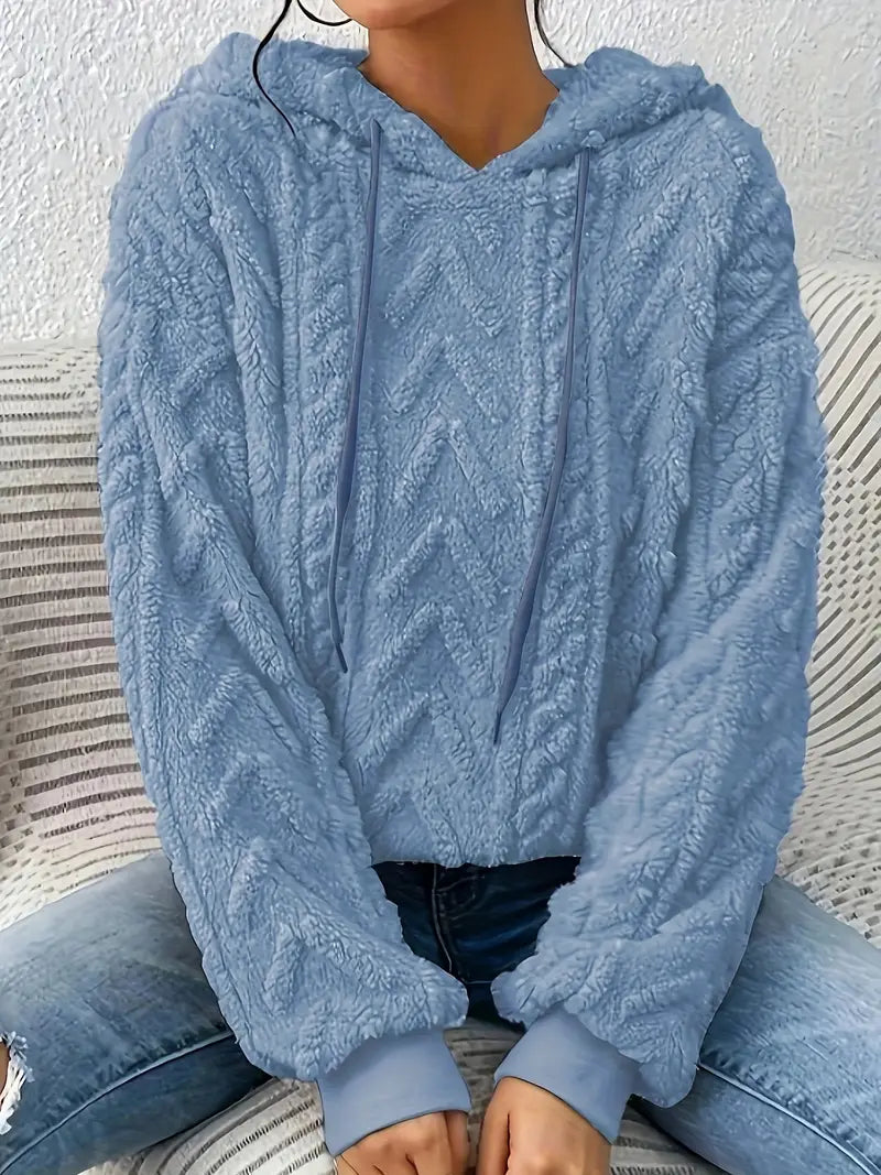 Remeline Hoodie Polaire Femme – Coupe Oversize, Douceur Chaude & Style Décontracté