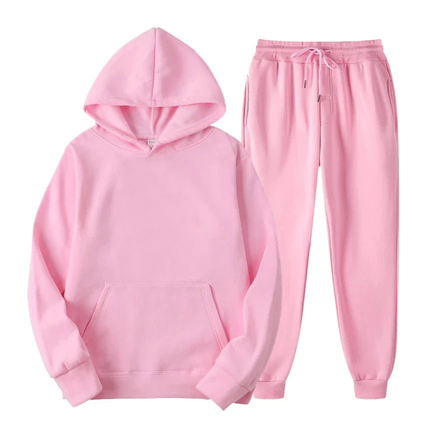 Zion men's jogging set – Premium hoodie & slim pants with adjustable waist & breathable fabric