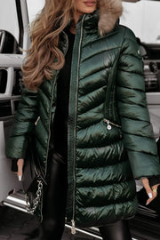 Marley Women's Winter Coat – Warm Jacket in Soft Cotton with Elegant Hooded Design