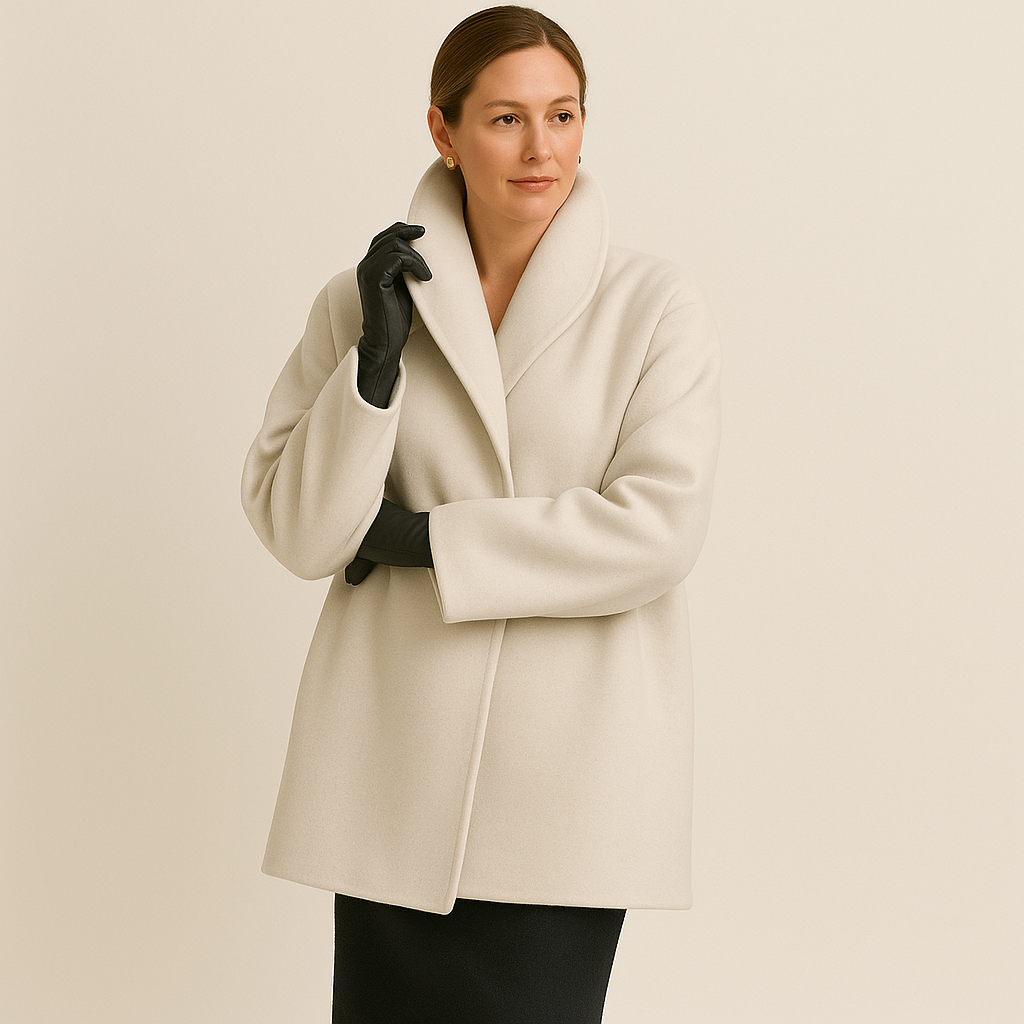 Melany γυναικείο trenchcoat – μακρύ ζεστό παλτό με κλασικό στυλ και κομψό κόψιμο