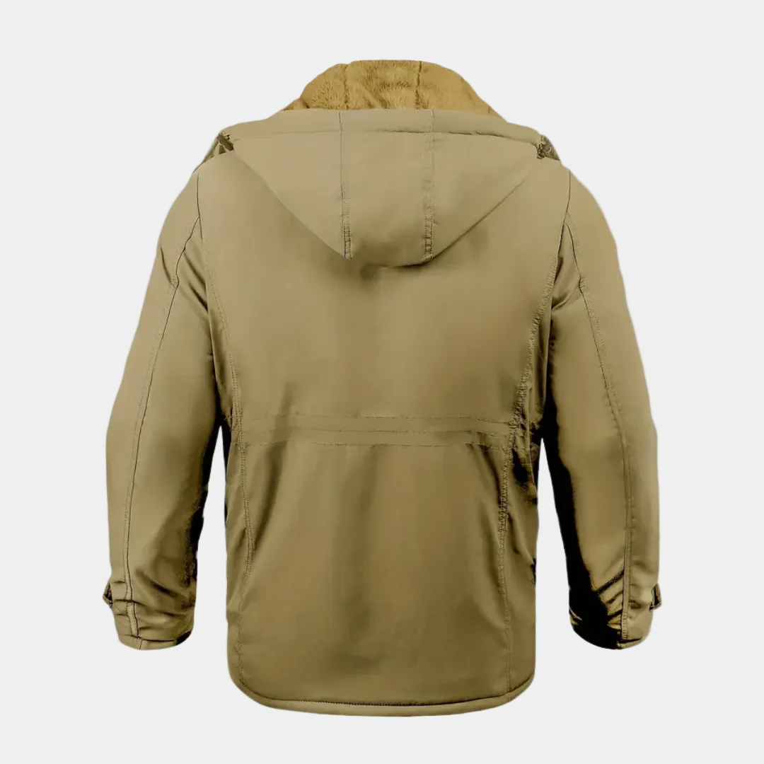 Butch Veste d’Hiver Homme – Manteau Rembourré avec Capuche et Doublure Chaude
