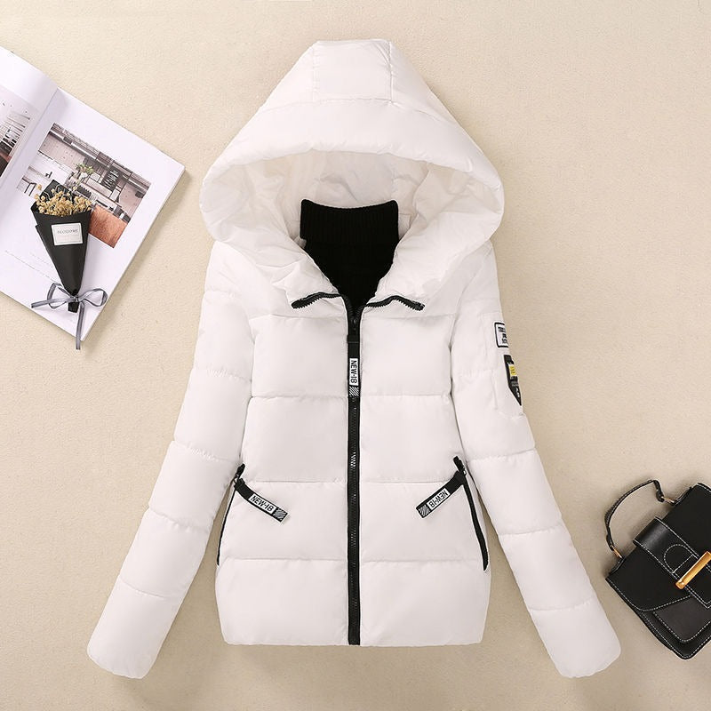 Jules Doudoune Femme Matelassée Relaxed Fit – Veste Déperlante avec Capuche & Poches Zippées