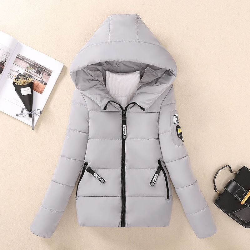 Jules Doudoune Femme Matelassée Relaxed Fit – Veste Déperlante avec Capuche & Poches Zippées