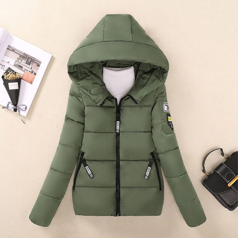 Jules Doudoune Femme Matelassée Relaxed Fit – Veste Déperlante avec Capuche & Poches Zippées