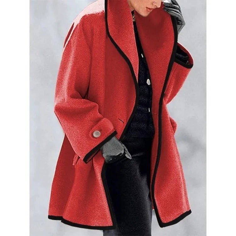 Palton damă Lillian oversize – Palton lung elegant și confortabil pentru toamnă/iarnă