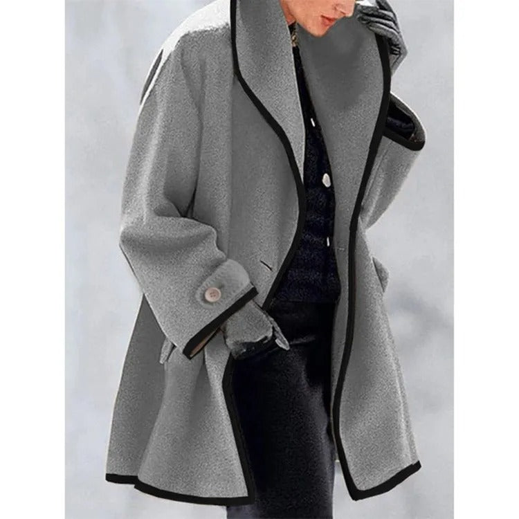 Palton damă Lillian oversize – Palton lung elegant și confortabil pentru toamnă/iarnă