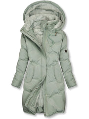 Antonella Manteau Femme Hiver – Modèle Chaud Isolé avec Doublure & Fermeture Zippée