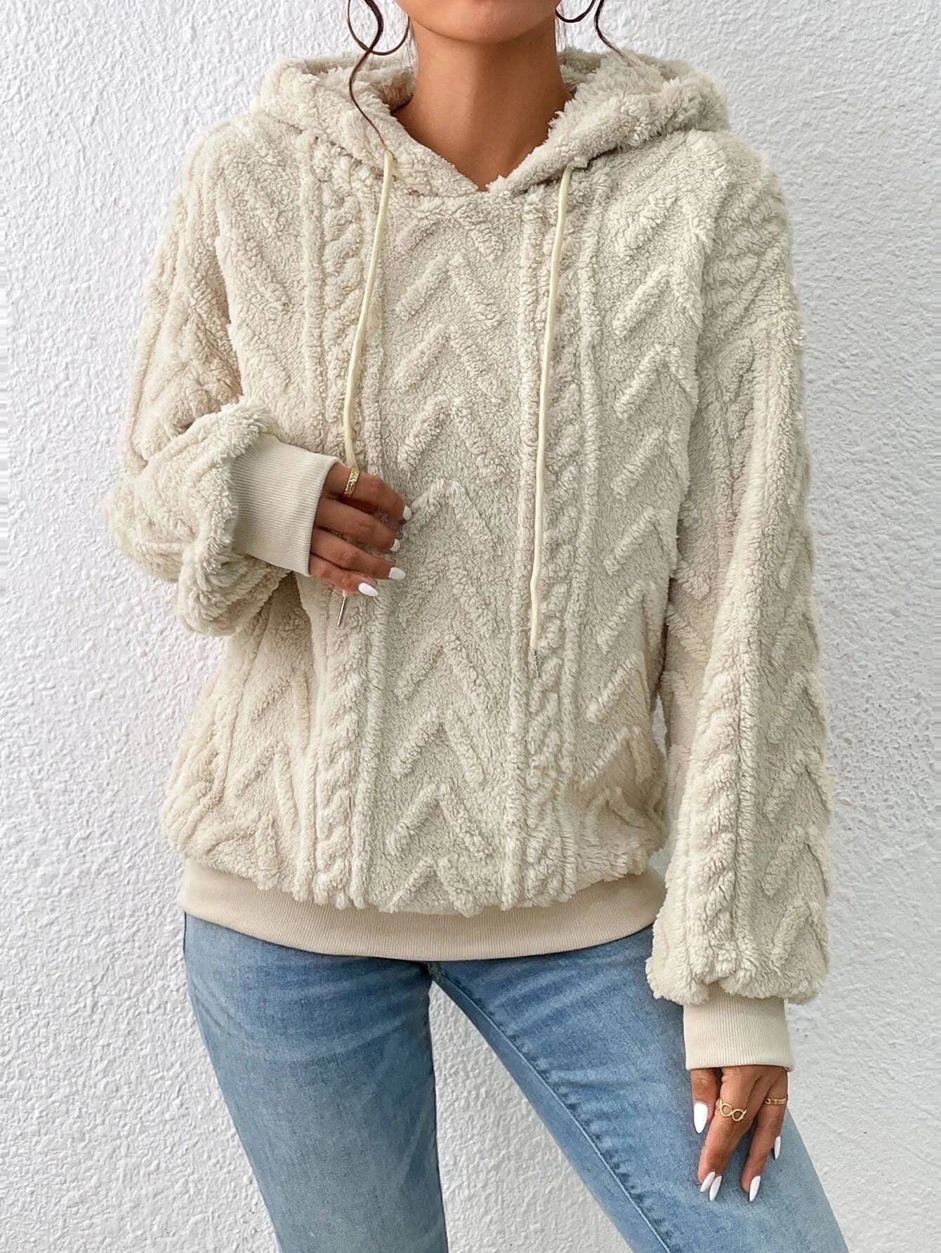 Remeline Hoodie Polaire Femme – Coupe Oversize, Douceur Chaude & Style Décontracté