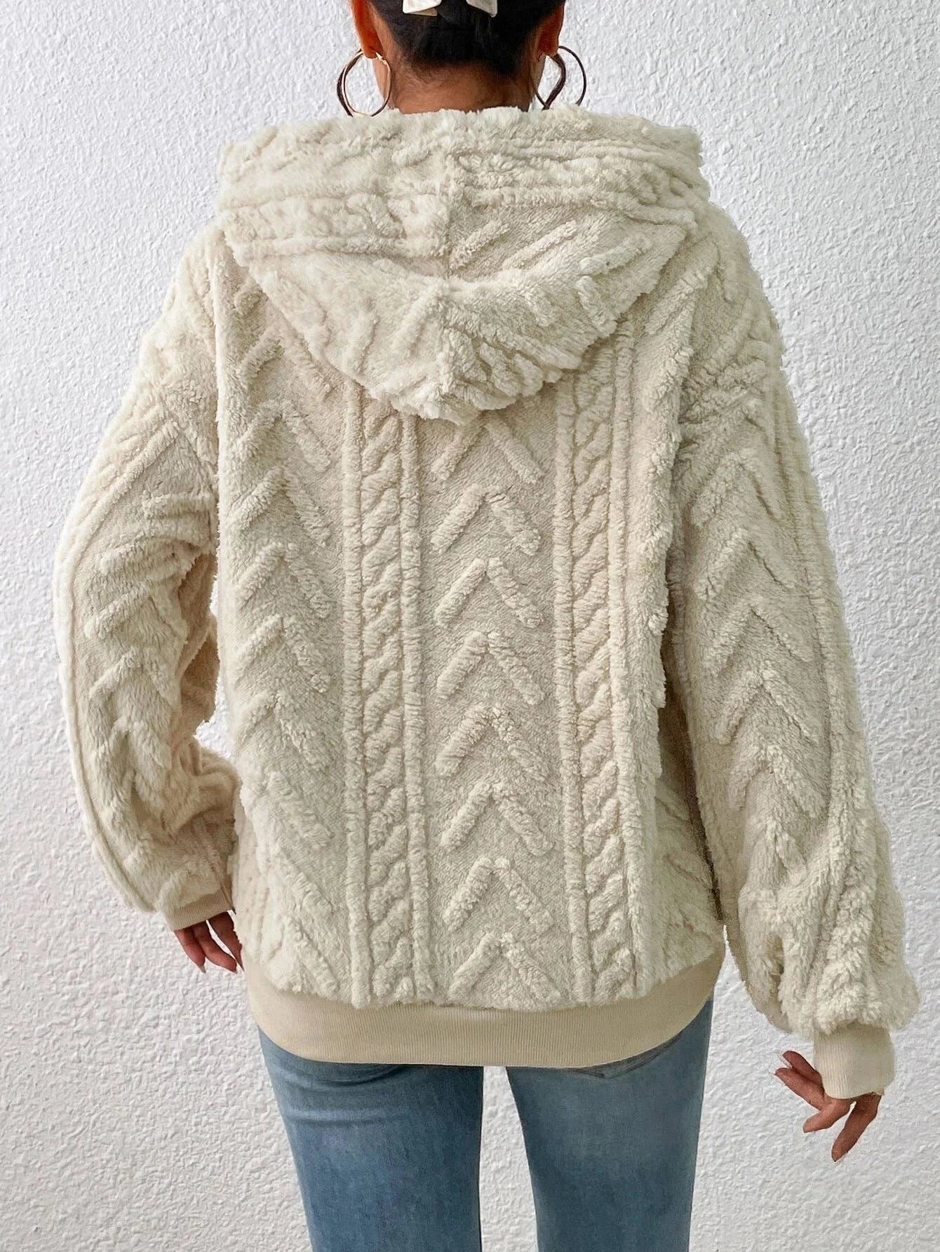 Remeline Hoodie Polaire Femme – Coupe Oversize, Douceur Chaude & Style Décontracté