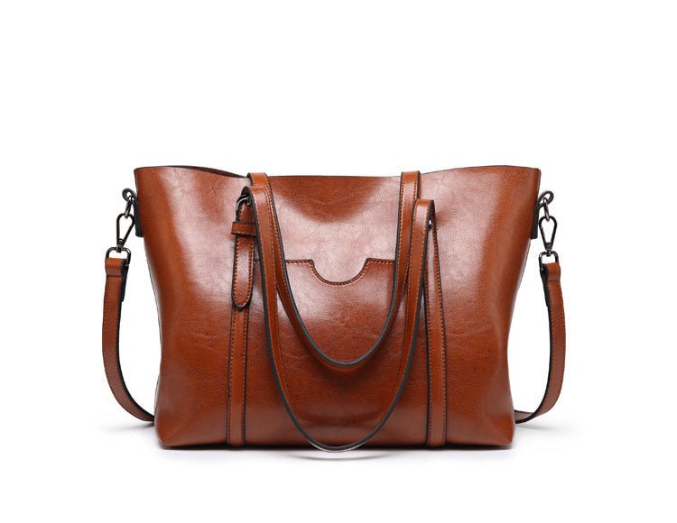 Bolso tote Nyomi para mujer: bolso de trabajo de cuero grande, elegante y funcional.