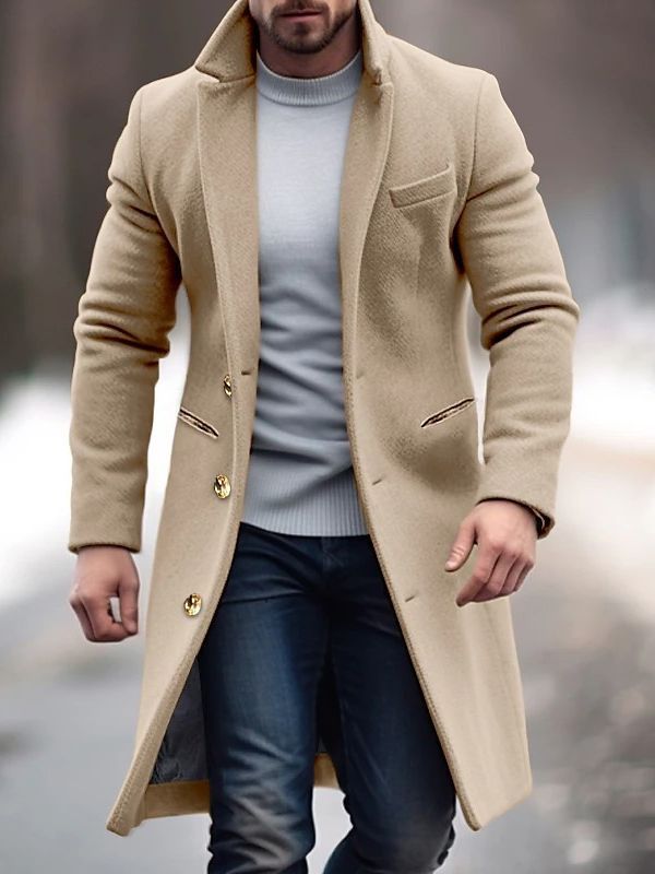 Cris Men's Winter Coat – Warm, Comfortable & Elegant