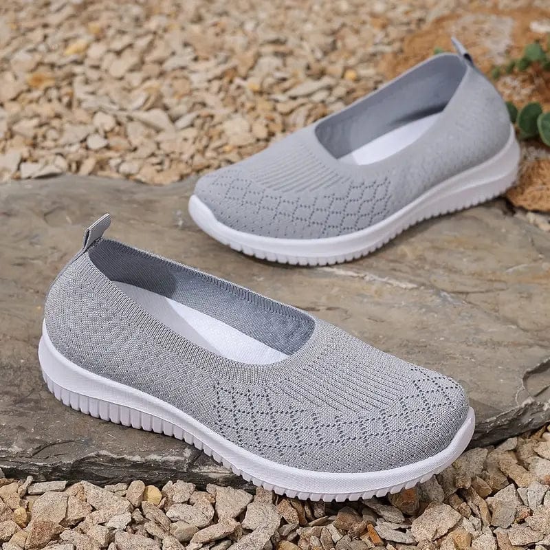 Dina Baskets Slip-On Damskie – Buty Bez Sznurowadeł, Lekkie, Oddychające i Elastyczne
