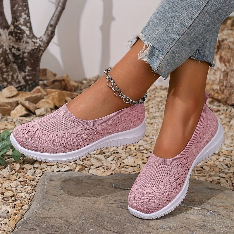 Dina Baskets Slip-On Damskie – Buty Bez Sznurowadeł, Lekkie, Oddychające i Elastyczne
