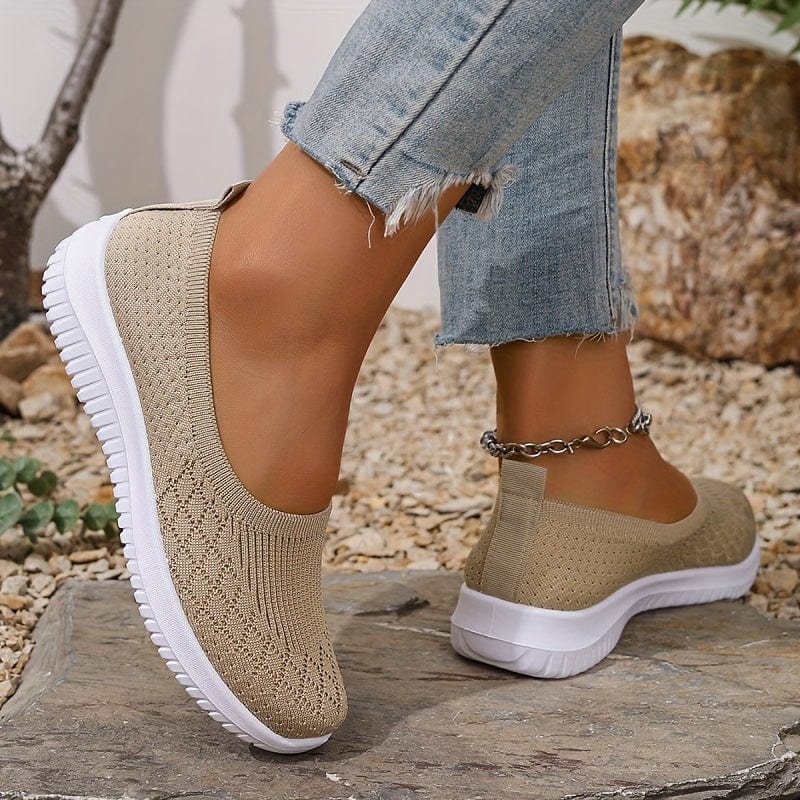 Dina Baskets Slip-On Damskie – Buty Bez Sznurowadeł, Lekkie, Oddychające i Elastyczne