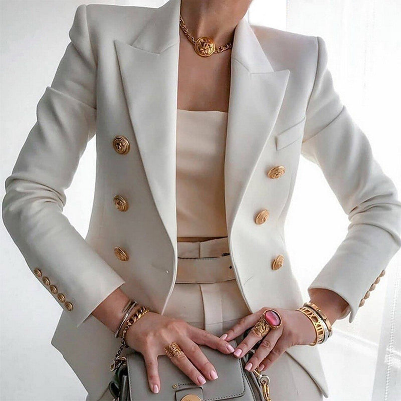 Blazer Harper Donna Elegante – Giacca Chic Confortevole in Tessuto Premium per Look Casual