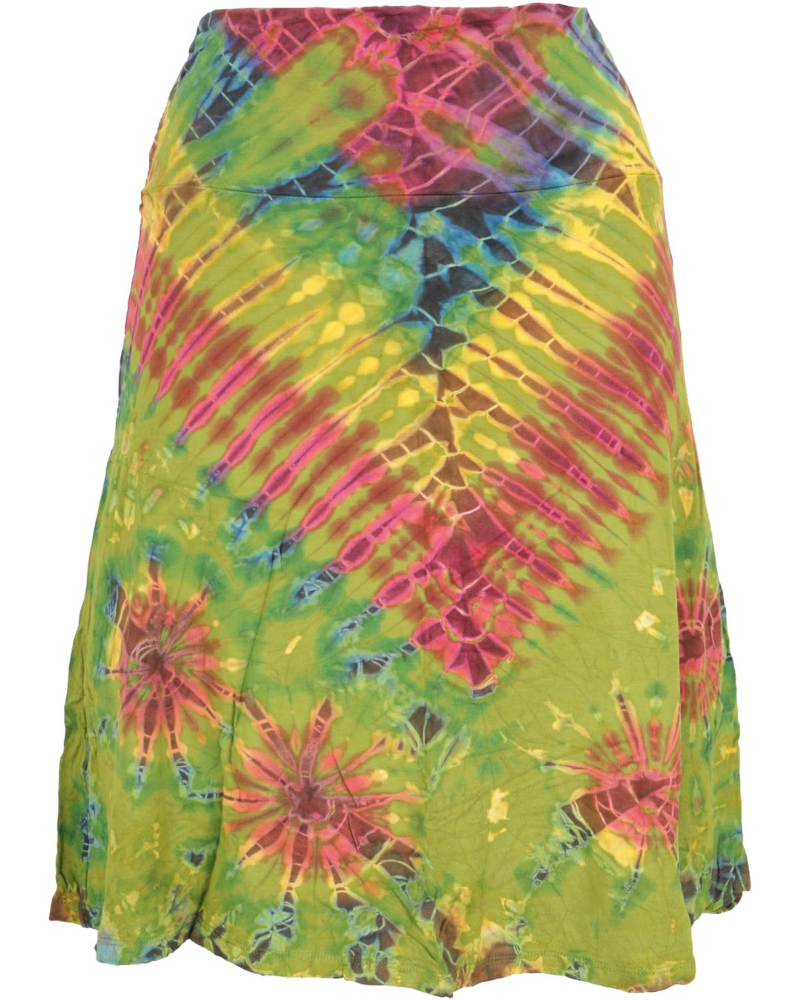 Dámská midi sukně Juniper Jupe Tie-Dye – 2v1 sukně přeměnitelná na top bez ramínek