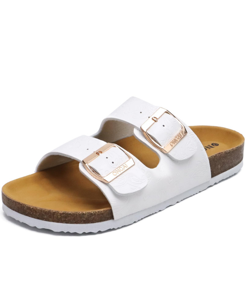 Blakely Sandali Mules Donna – Mules Regolabili con Suola in Sughero e Supporto per l'Arco Plantare
